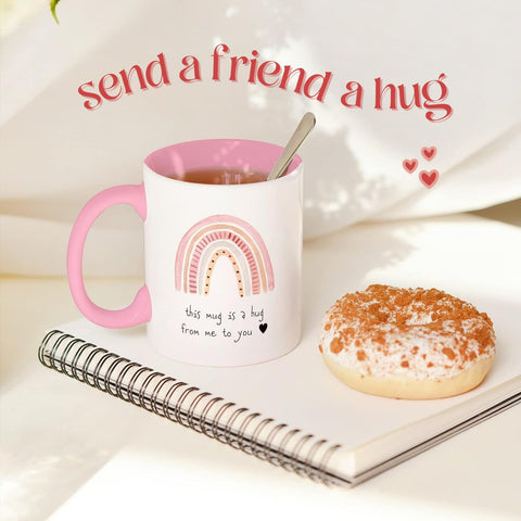 UnboxMe Gifts Hug in a Mug design detail fade resistant print for daily use