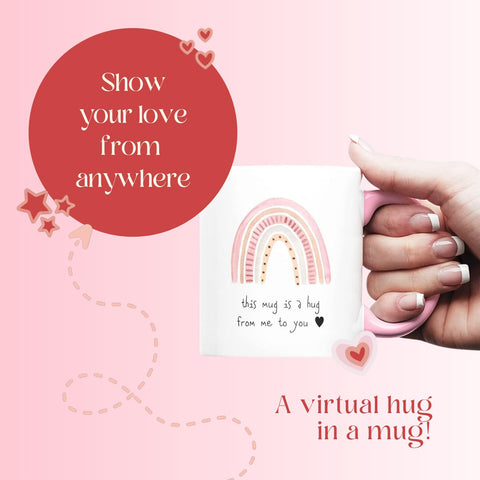 UnboxMe Gifts Hug in a Mug thoughtful gift for sister mom or best friend