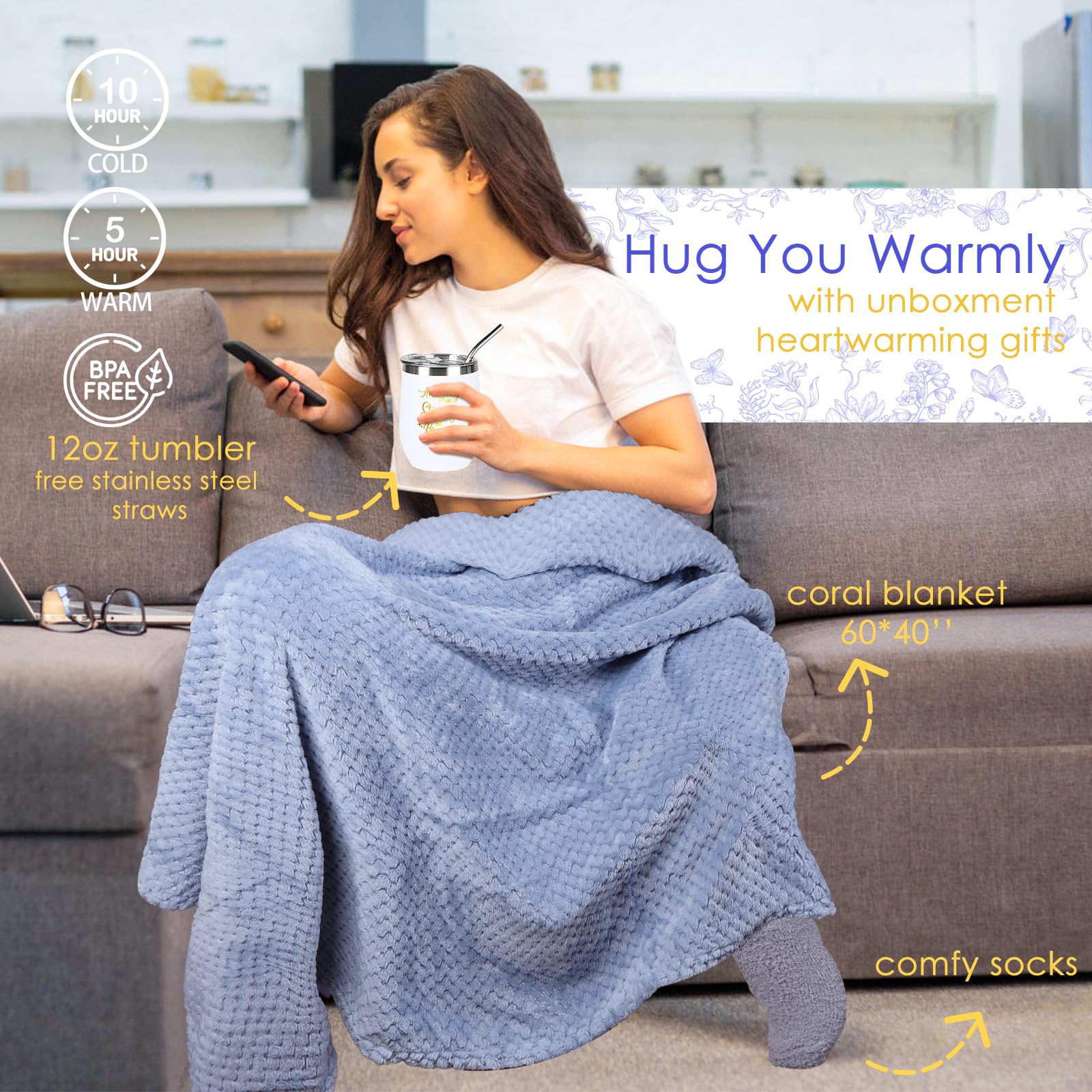 UNBOXMENT coral blanket delivers cozy warmth for relaxing moments
