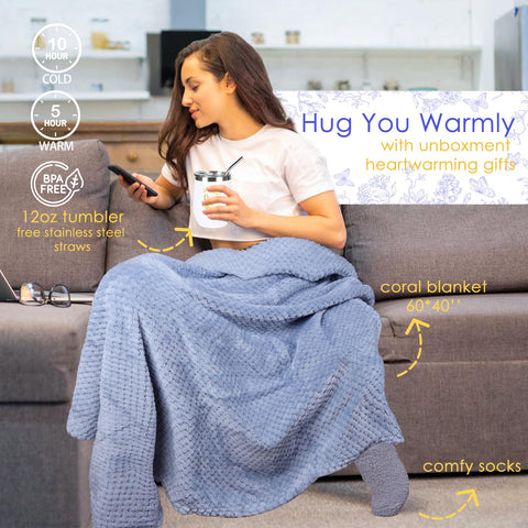UNBOXMENT coral blanket delivers cozy warmth for relaxing moments