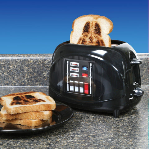 Darth Vader toaster chest-plate detail adds collectible appeal for fans