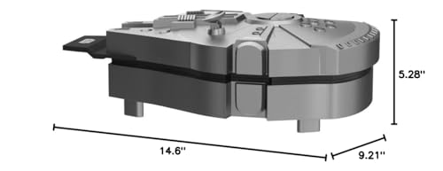 Uncanny Brands Millennium Falcon waffle maker moving sensor dish highlight for collectors and display meals