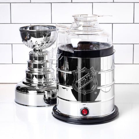 Uncanny Brands Stanley Cup serving bowl — transformable display doubles as a popcorn bowl for gatherings.