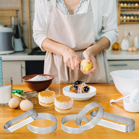 Uncle Jack tart rings are dishwasher safe for quick cleanup.