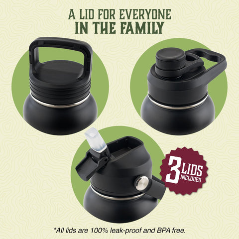 Underdog Games BPA-free stainless steel bottle for durable hydration.