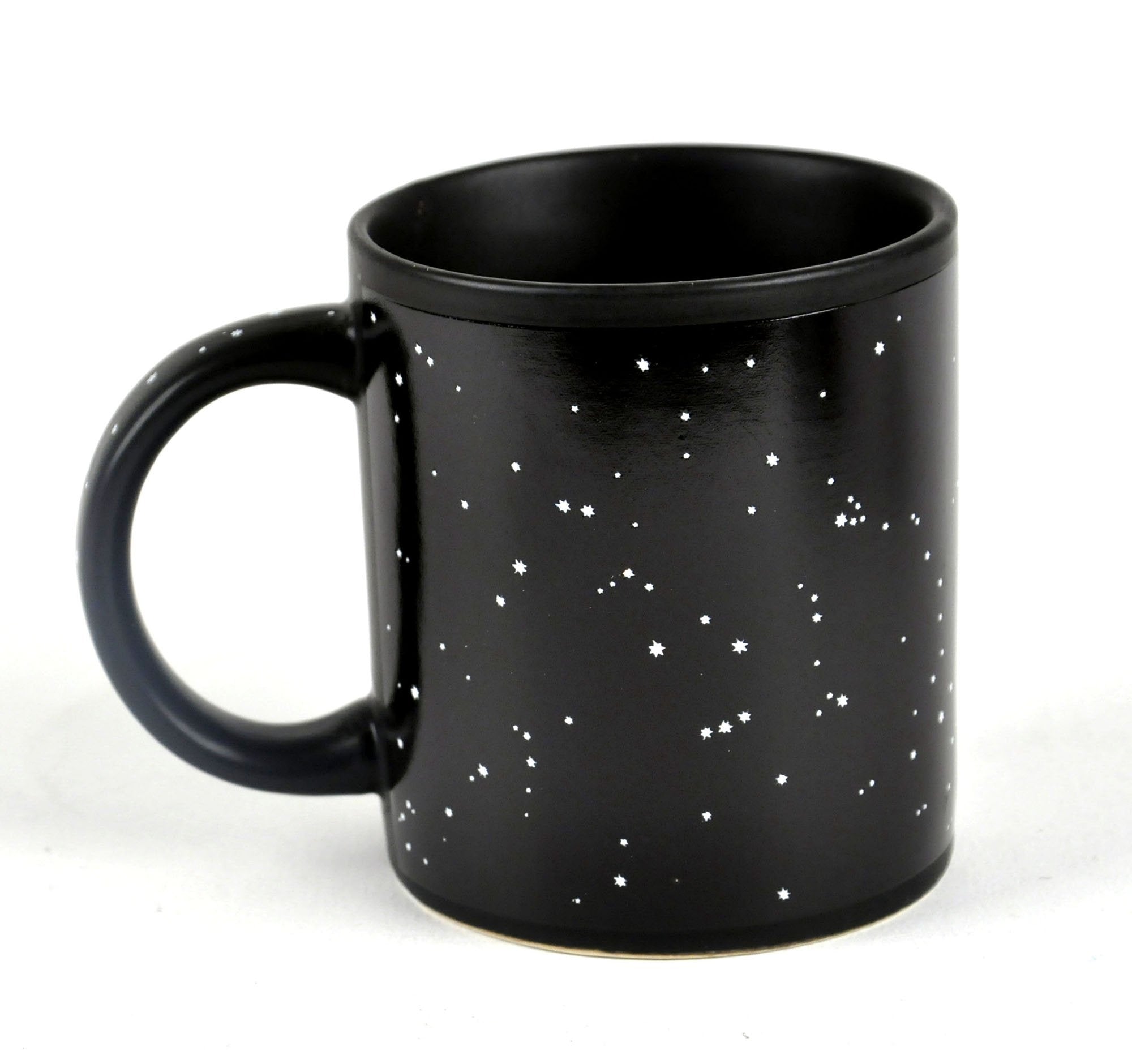 The Unemployed Philosophers Guild constellations appear on mug side, perfect for evening tea or coffee rituals.