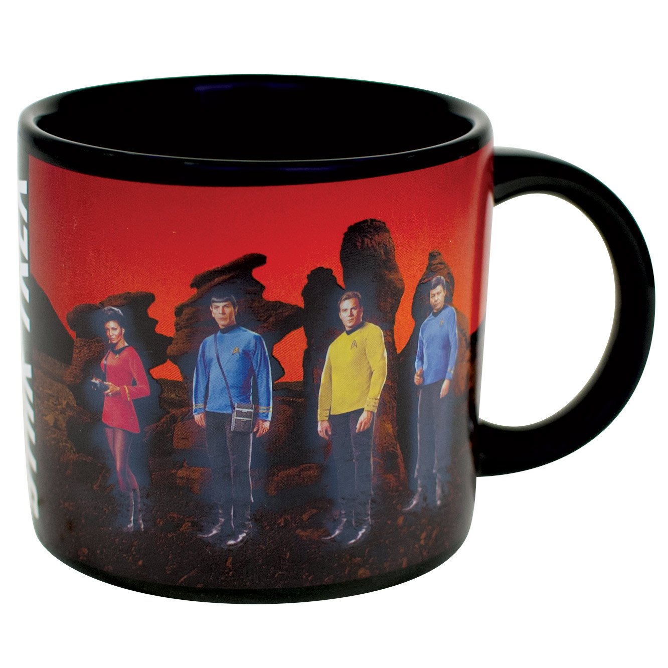 The Unemployed Philosophers Guild transporter mug heat-transform reveal