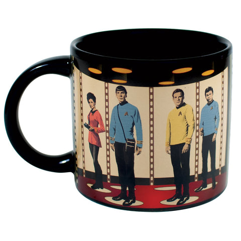 The Unemployed Philosophers Guild transporter mug with McCoy reference