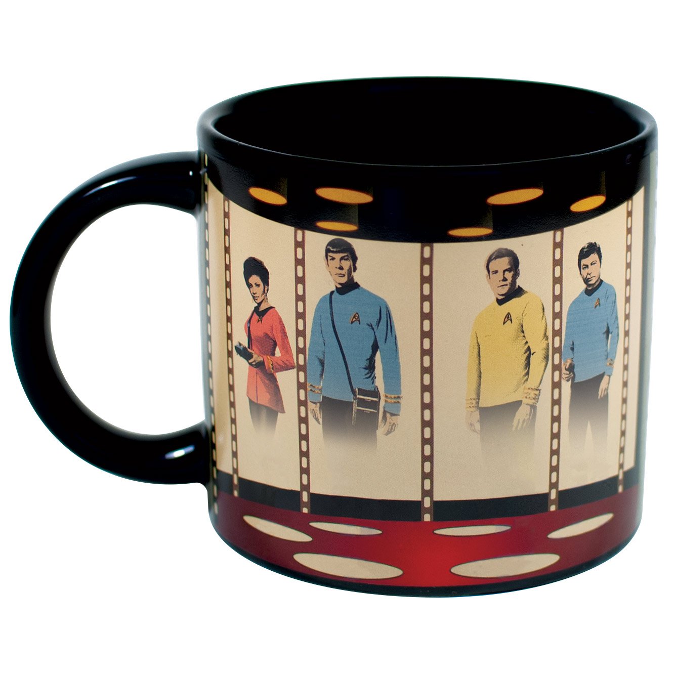 The Unemployed Philosophers Guild transporter mug featuring Uhura