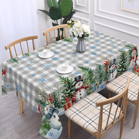 Unibyby winter tablecloth waterproof finish protects tables during hot dishes