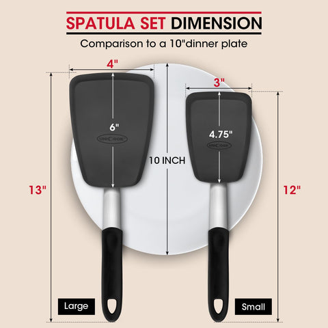 Unicook nonstick-safe spatula protects cookware coatings.