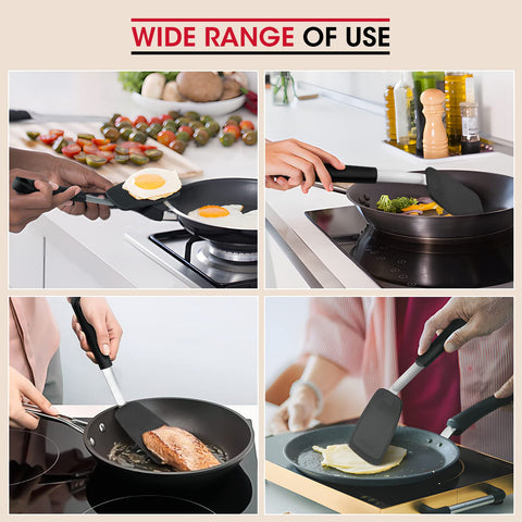 Unicook upgraded silicone spatula small head for precise turning