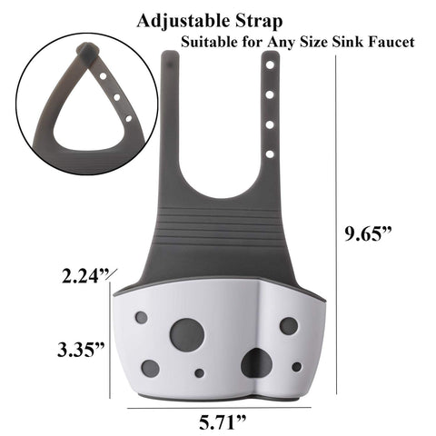 UNIKON sink caddy adjustable strap for easy faucet mounting