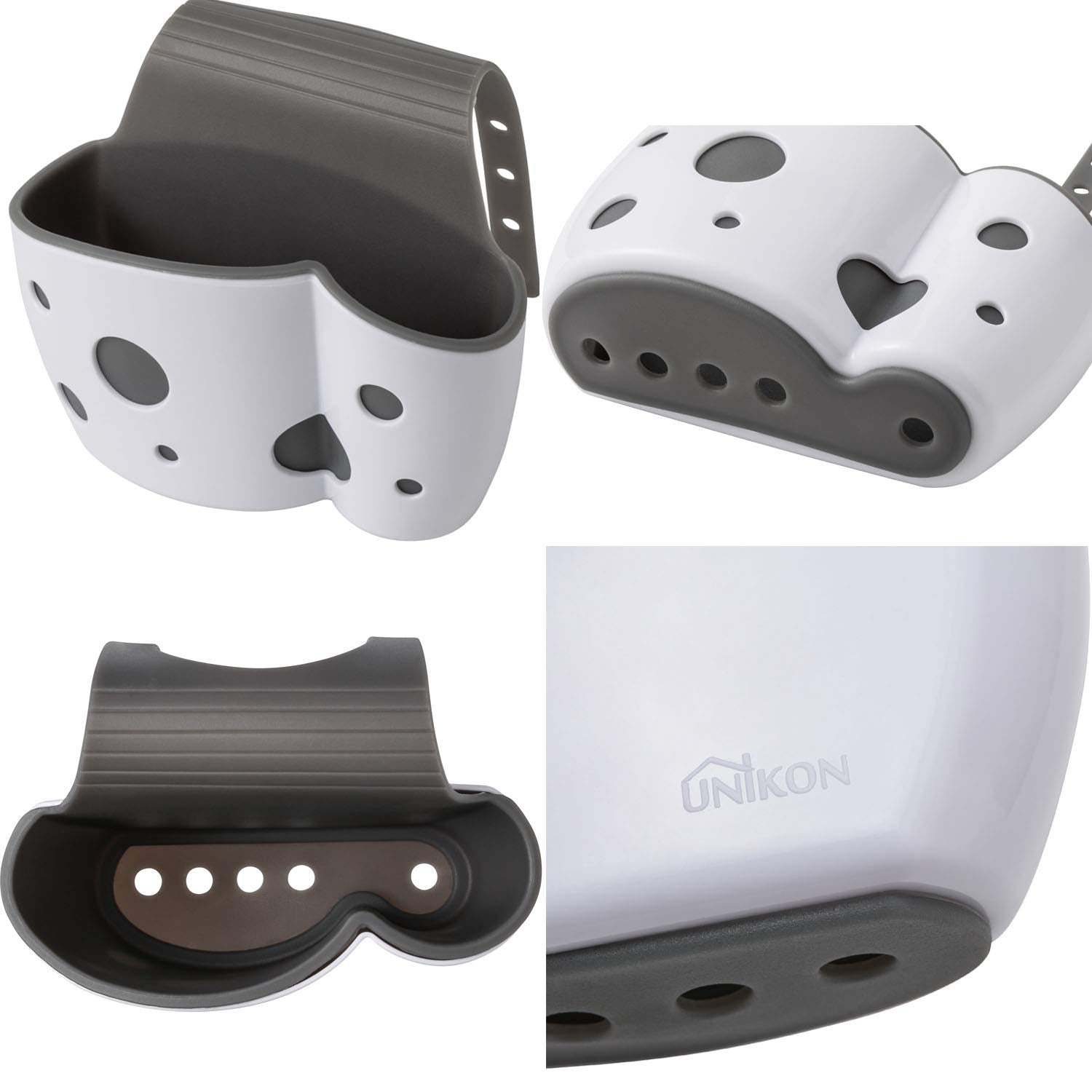 UNIKON sink caddy drainage holes help dry items after use