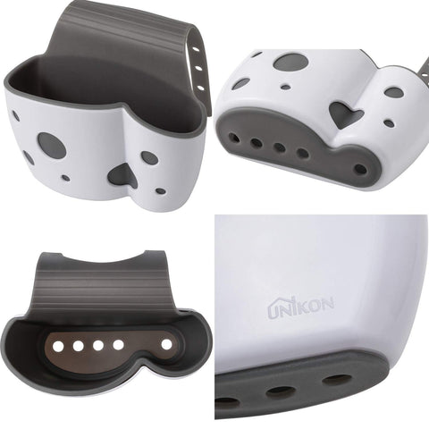UNIKON sink caddy drainage holes help dry items after use