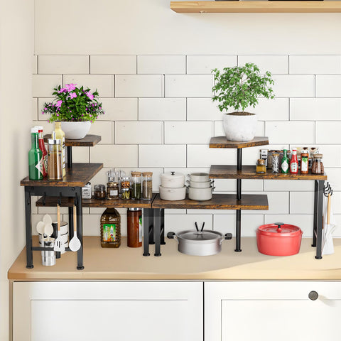 Uniqcovosa versatile organizer for spices, coffee area, desk, or plants.