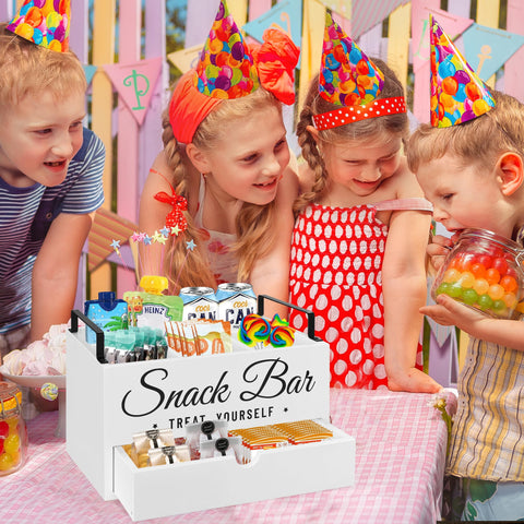 Removable dividers in Unistyle snack organizer for customized sizes