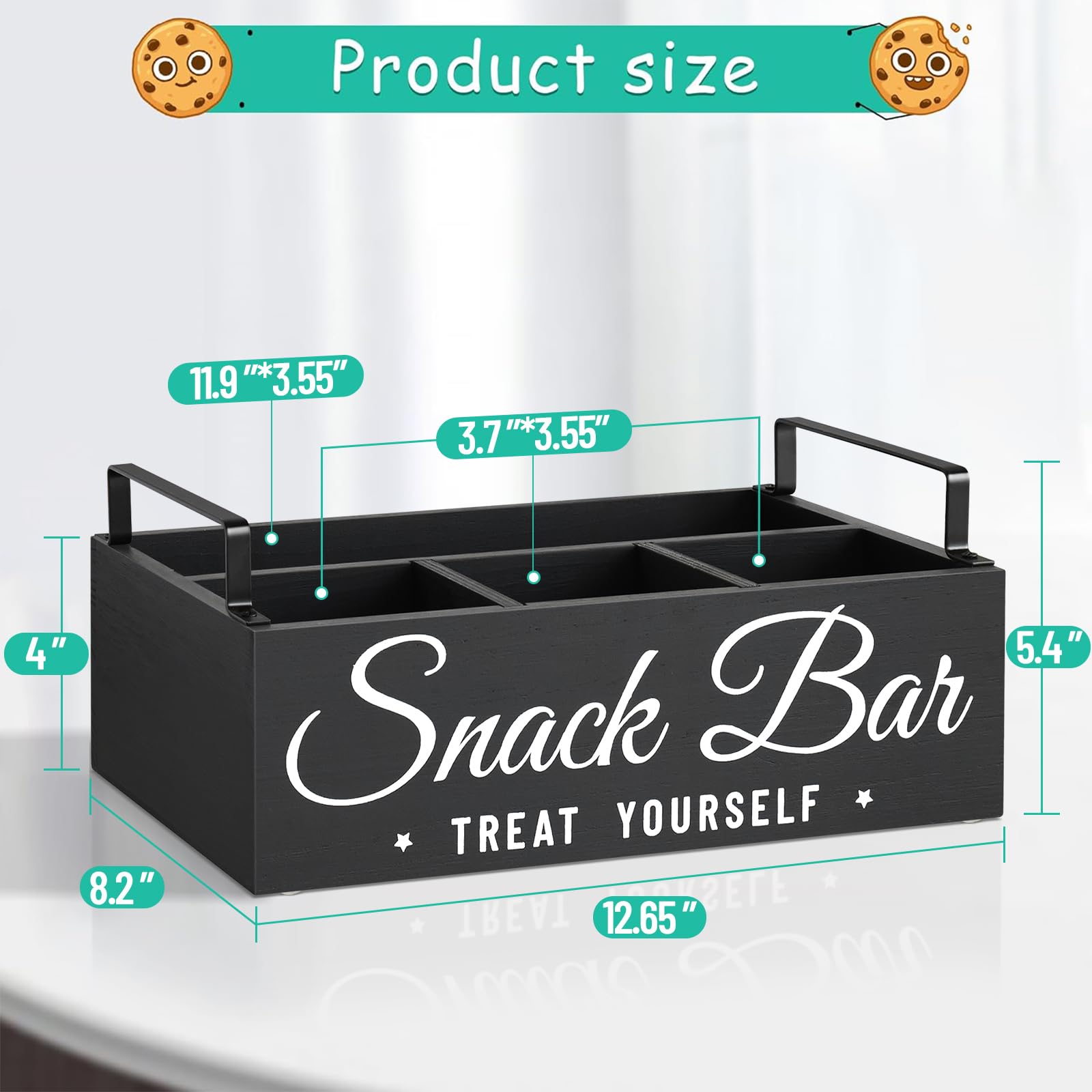 Unistyle pantry bin with sturdy handles for flexible placement and movement.