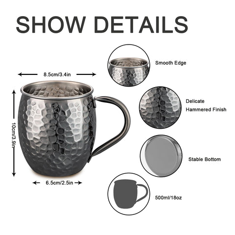 UNISWEET mug interior with stainless steel lining for safe, odor-free beverages.