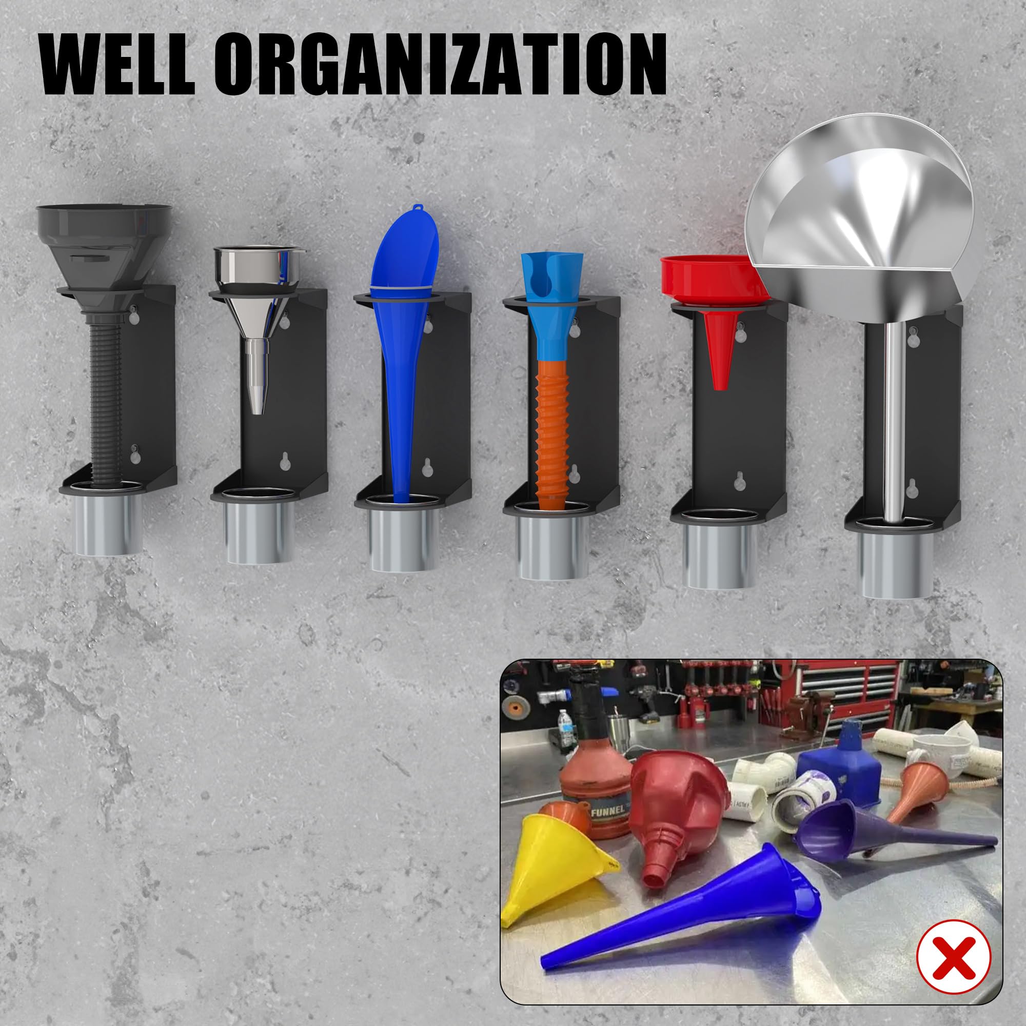 UNITEDPOWER space-saving design frees bench space in your workshop