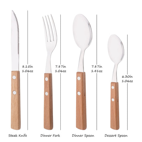 Uniturcky wooden handle rivet connection blends metal and wood for durability.