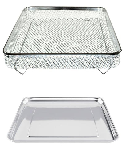 Univen stainless steel oven tray pan for Cuisinart TOA-26/TOA-28, corrosion resistant and dishwasher safe