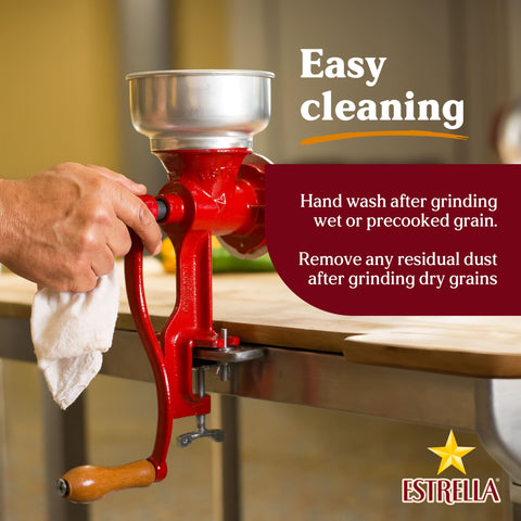 Estrella tool-free installation enables quick setup on sturdy countertops.