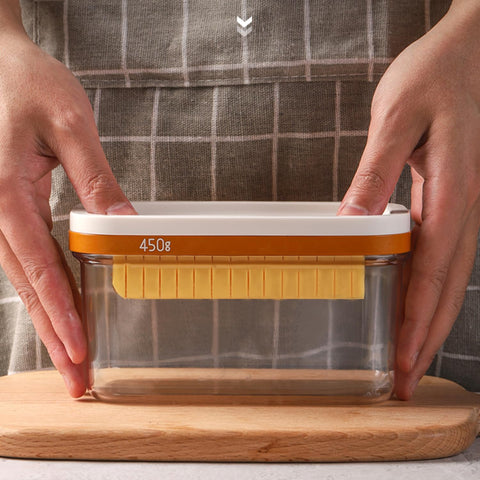UNIVIVO two 4oz sticks inside dish enable easy prep.
