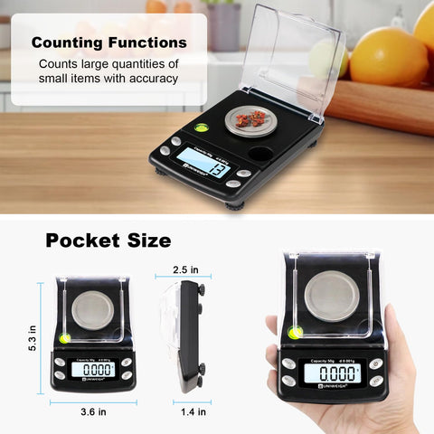 UNIWEIGH deluxe accessory kit enhances every weighing task.