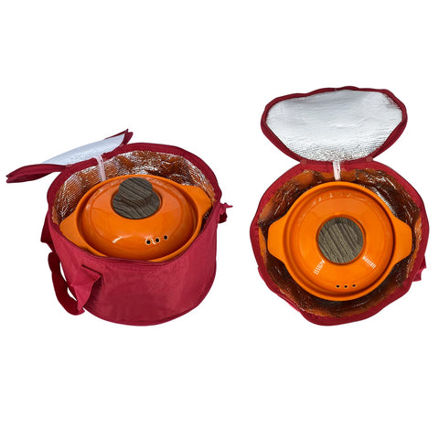 Unknown 2Pack pie carrier top view, ideal for carrying baked dishes to gatherings.