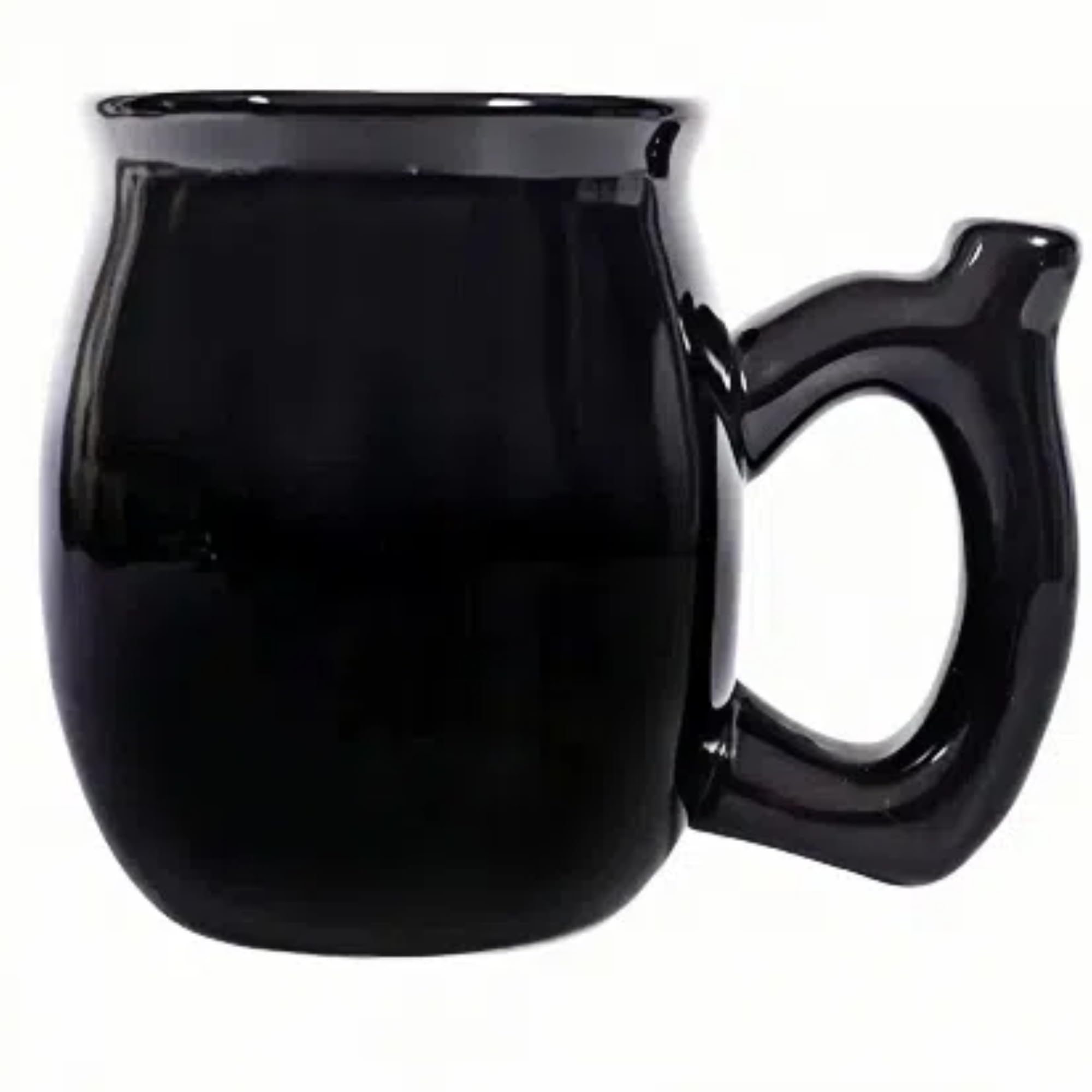 unkzyzn Wake and Bake mug features dishwasher-safe black ceramic for easy cleanup.