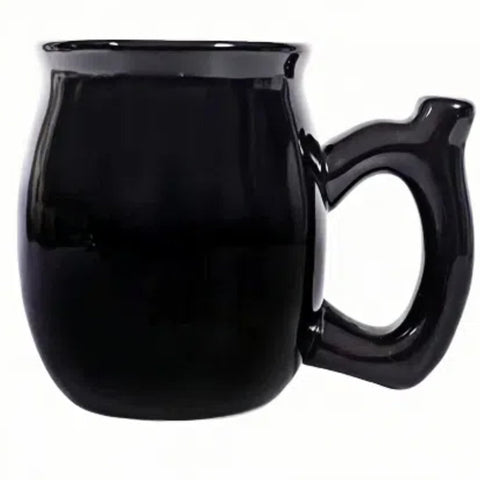 unkzyzn Wake and Bake mug features dishwasher-safe black ceramic for easy cleanup.