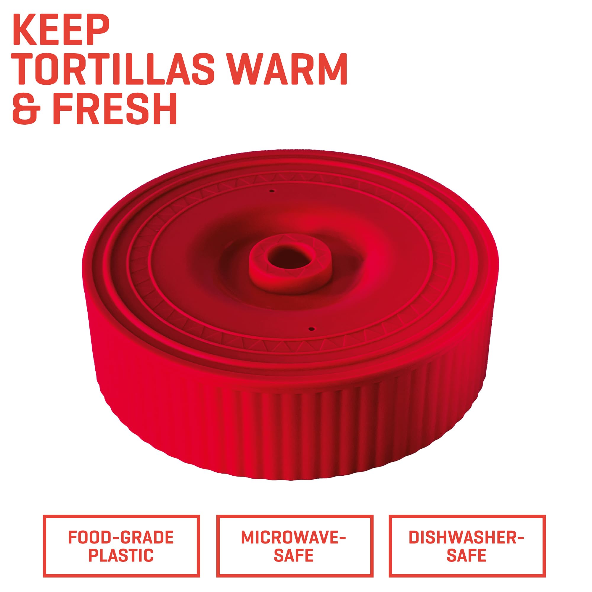 Uno Casa tortilla warmer pouch ready to keep tortillas warm