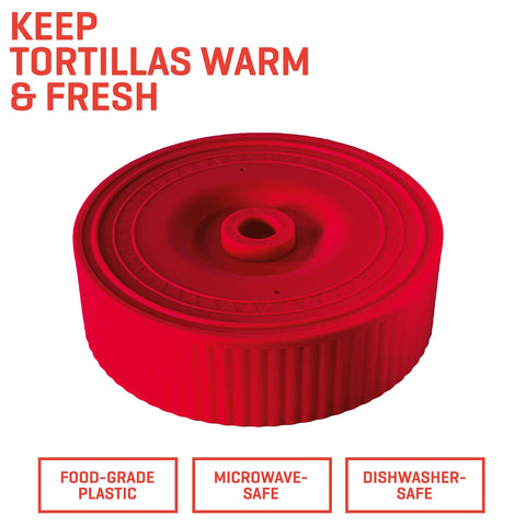 Uno Casa tortilla warmer pouch ready to keep tortillas warm