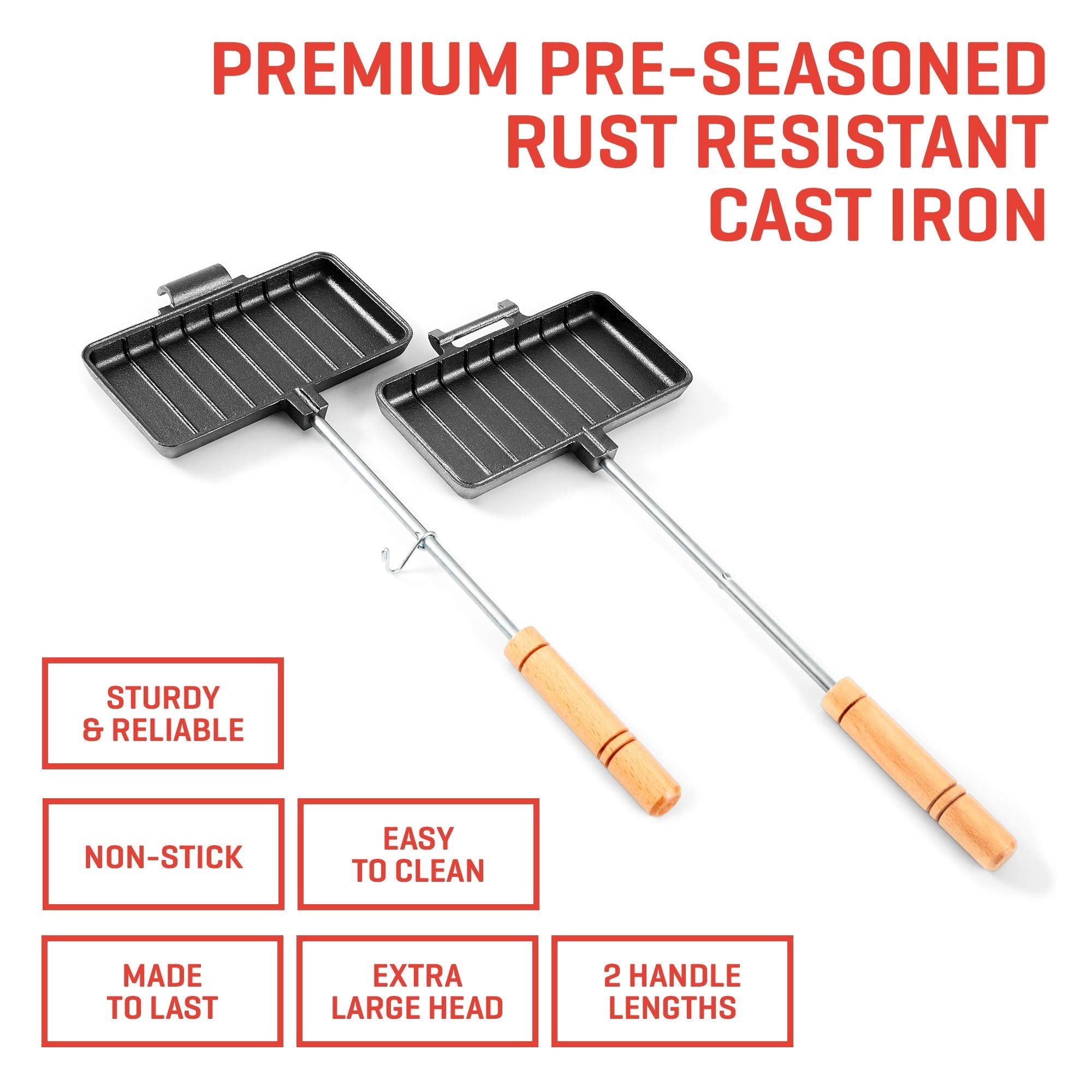 Uno Casa Mountain Japanese sandwich maker enables hearty on-trail meals.