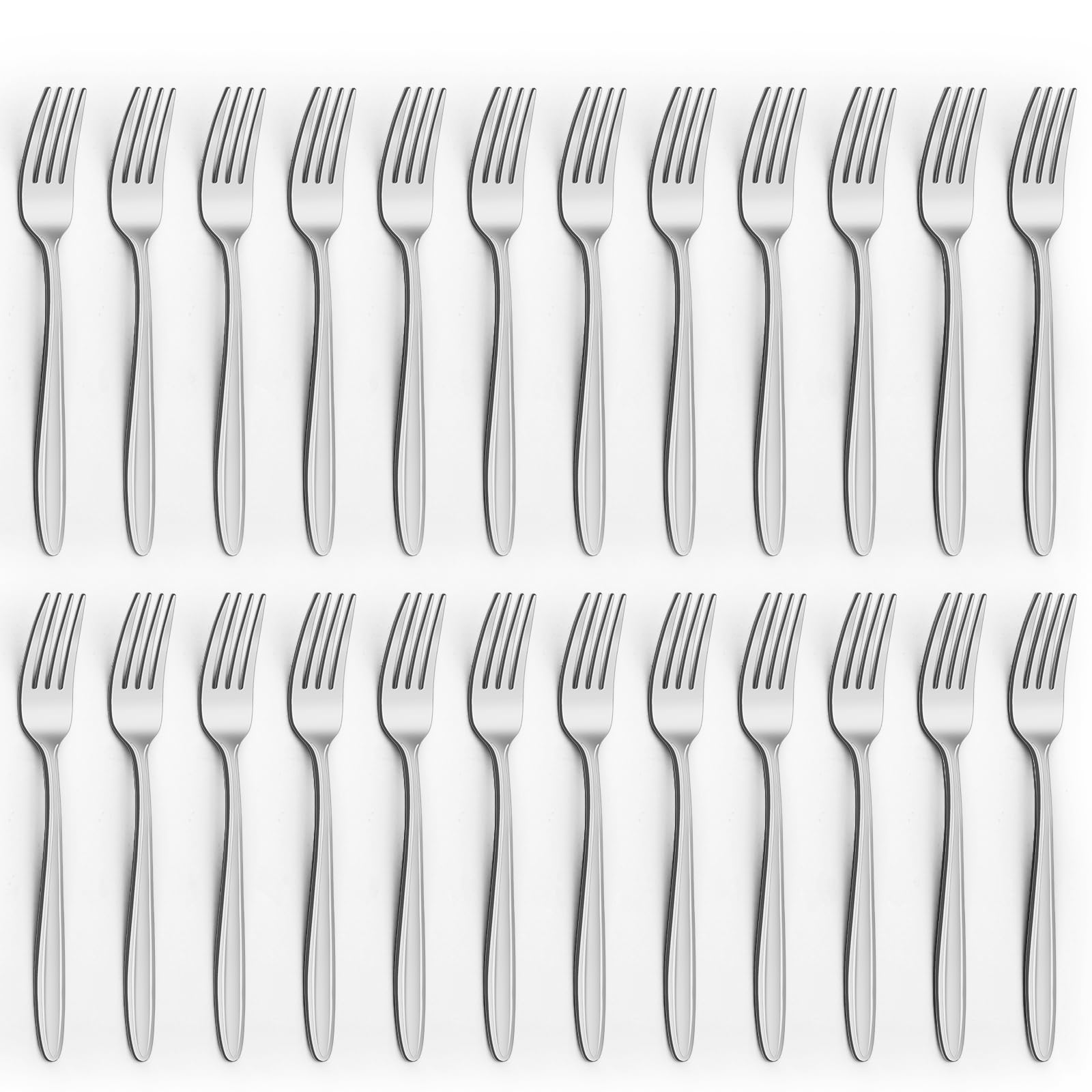 Unokit 24-piece forks set in package for quick kitchen setup