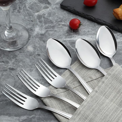 Unokit 24-piece set fits home meals or small hospitality venues.