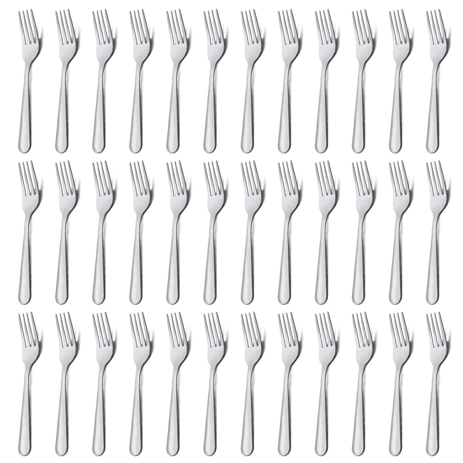 Unokit 36-piece dinner forks, 7.1 inch, polished finish for elegant everyday meals