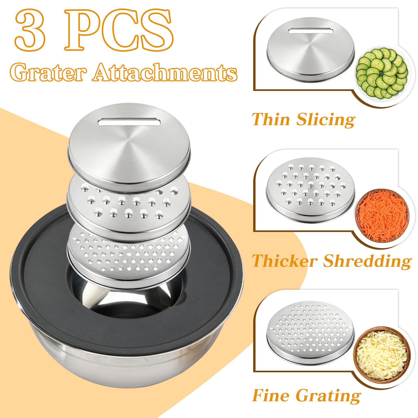 Unokit airtight lids keep ingredients fresh and odors contained.