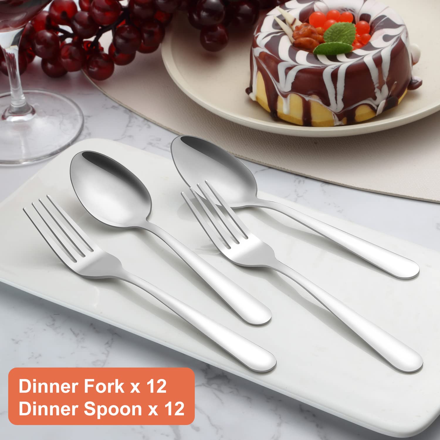 Unokit dishwasher-safe silverware for easy cleanup after meals.
