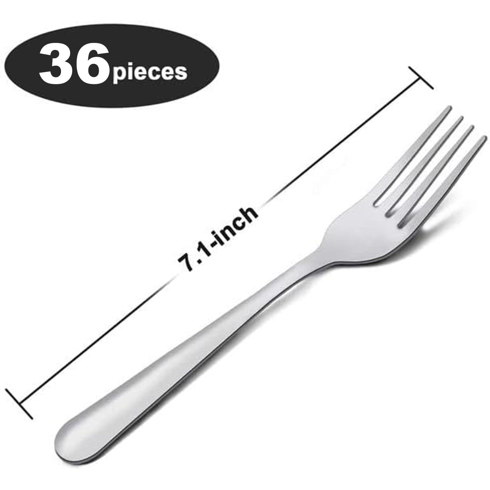 Unokit stainless steel forks with mirror polish resist rust and maintain shine