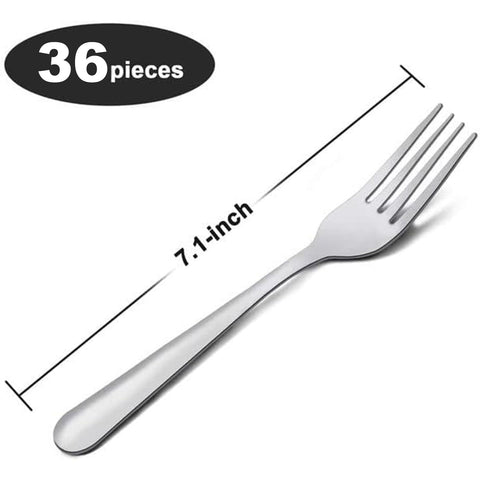 Unokit stainless steel forks with mirror polish resist rust and maintain shine