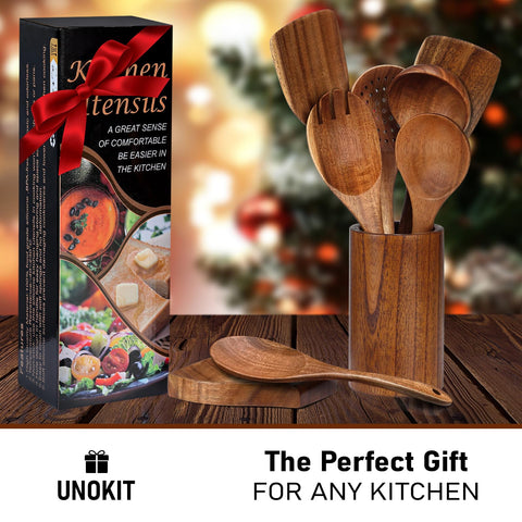 Unokit spoon rest and hanging option for easy access