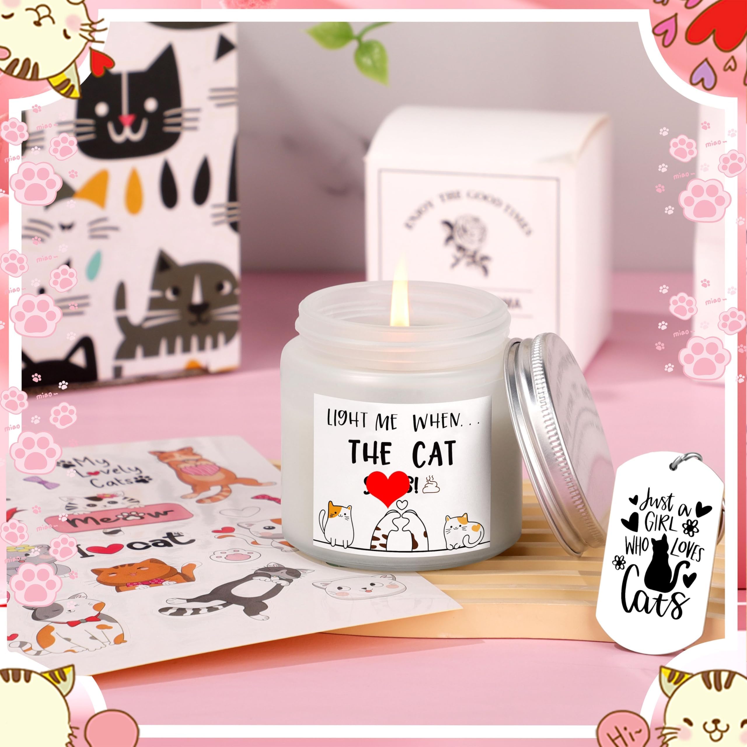 UNQJRY cat sticker, personalize items with a feline-inspired flair.