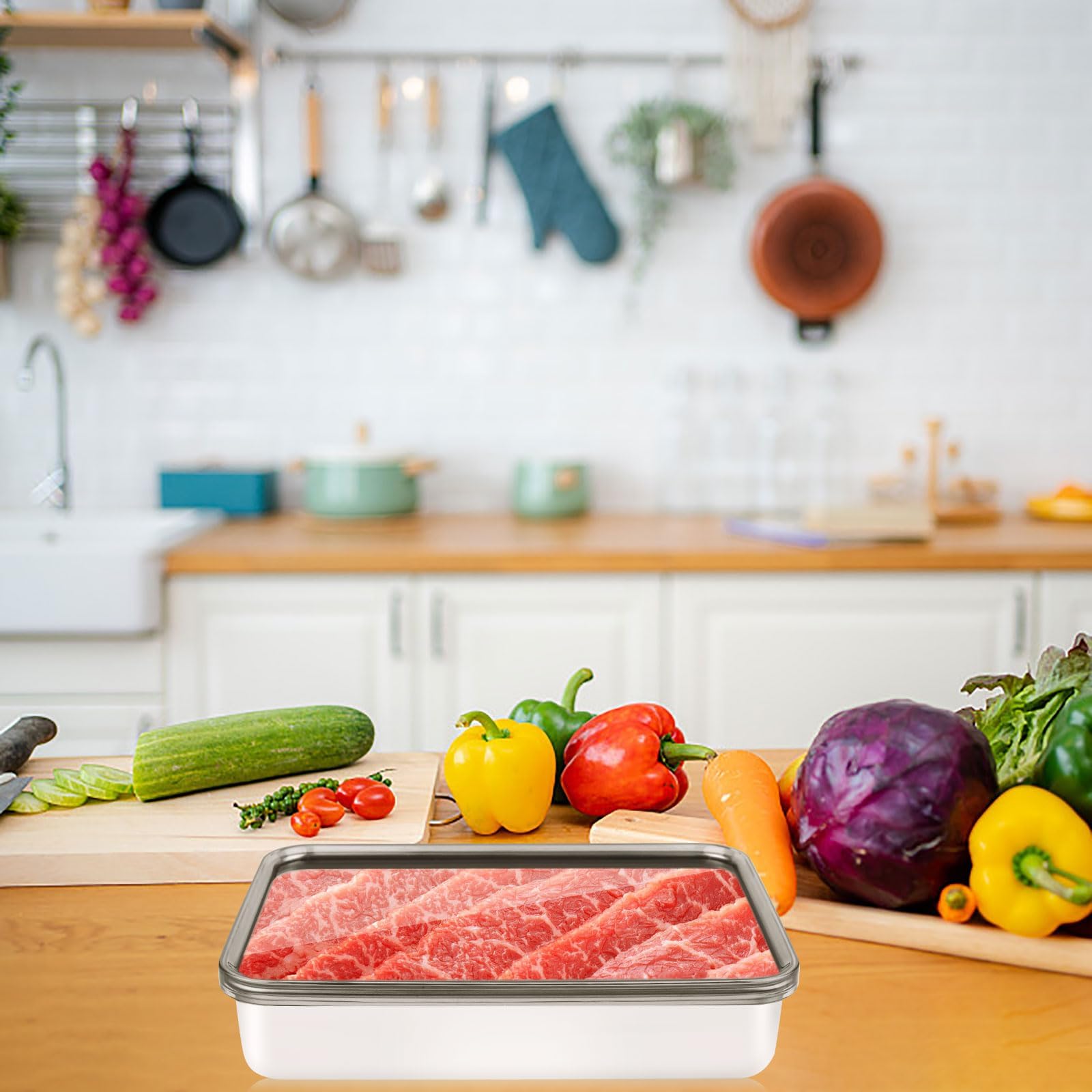 UNVSTIAR multi purpose storage for pasta, cheese, or celery.