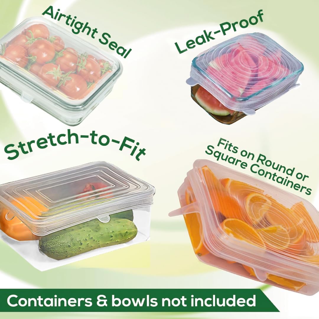 Unwasted eco packaging and cotton mesh bag help keep lids organized.