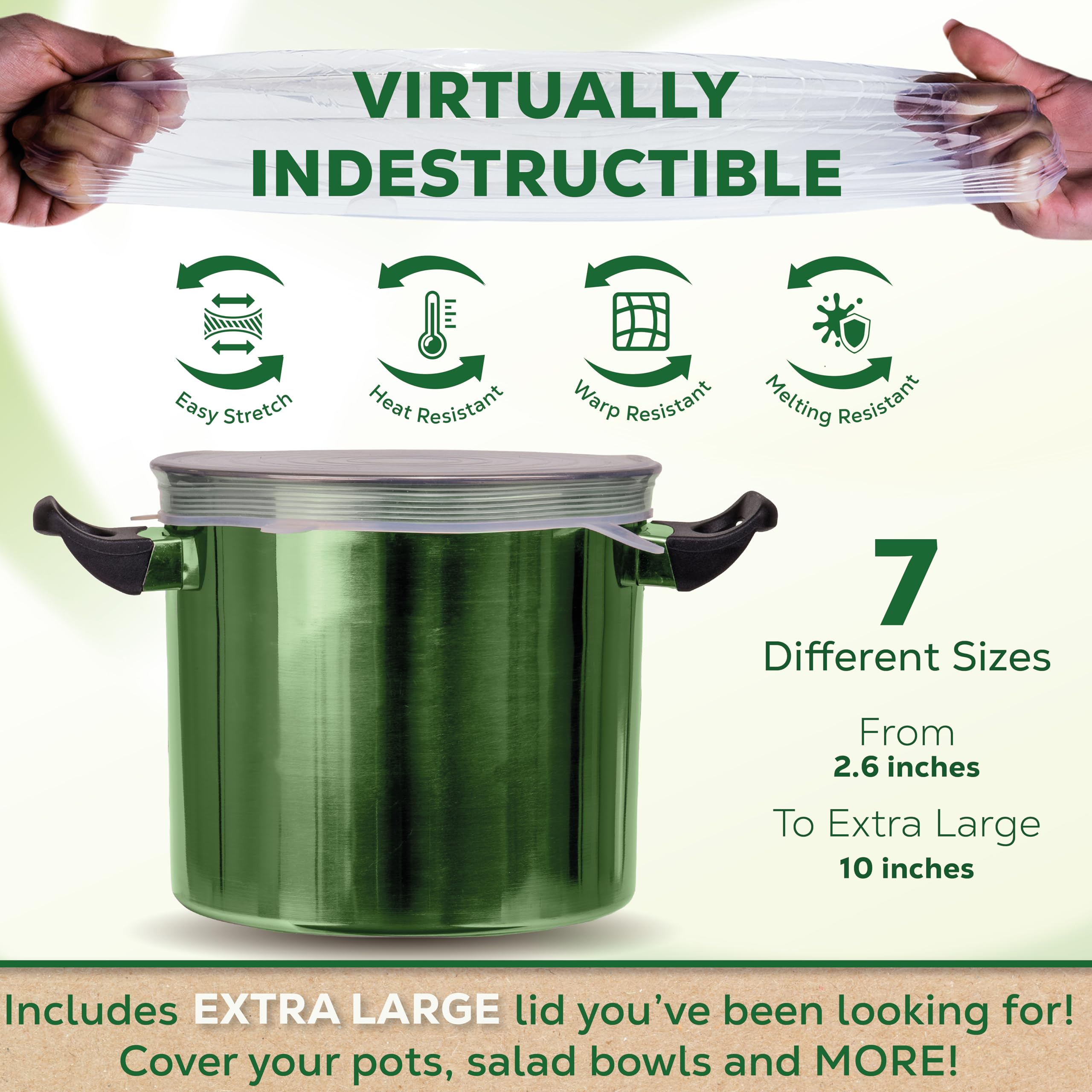 Unwasted silicone lids dishwasher-safe and microwave-friendly for quick reheats.