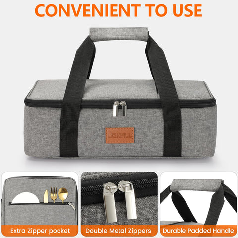 Uoxfill durable nylon exterior protects contents.
