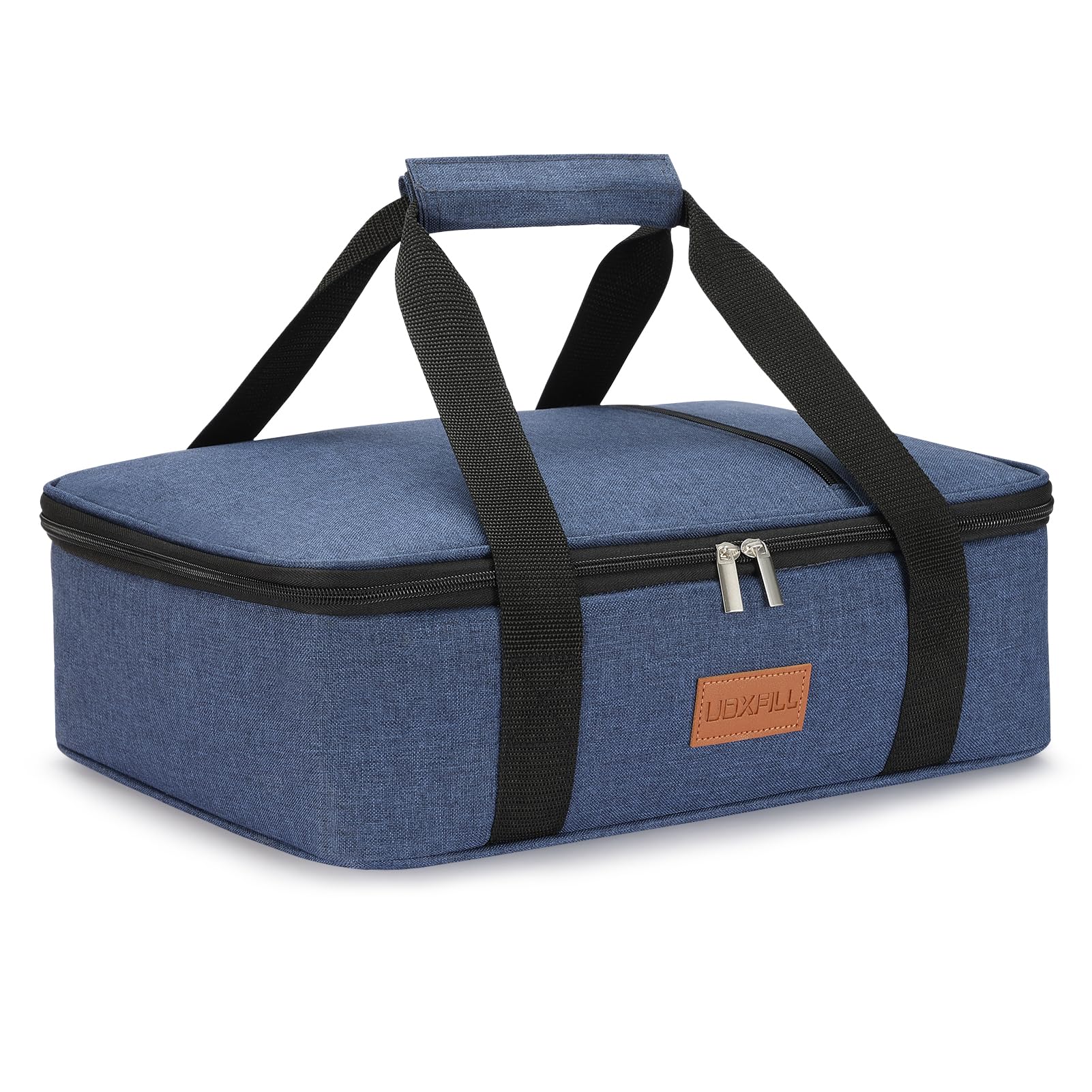 Uoxfill insulated lunch bag shows large capacity for full meals on the go.