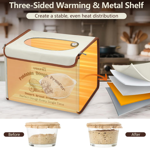 Interior space of Uoxfill proofing box ideal for multiple dough batches.
